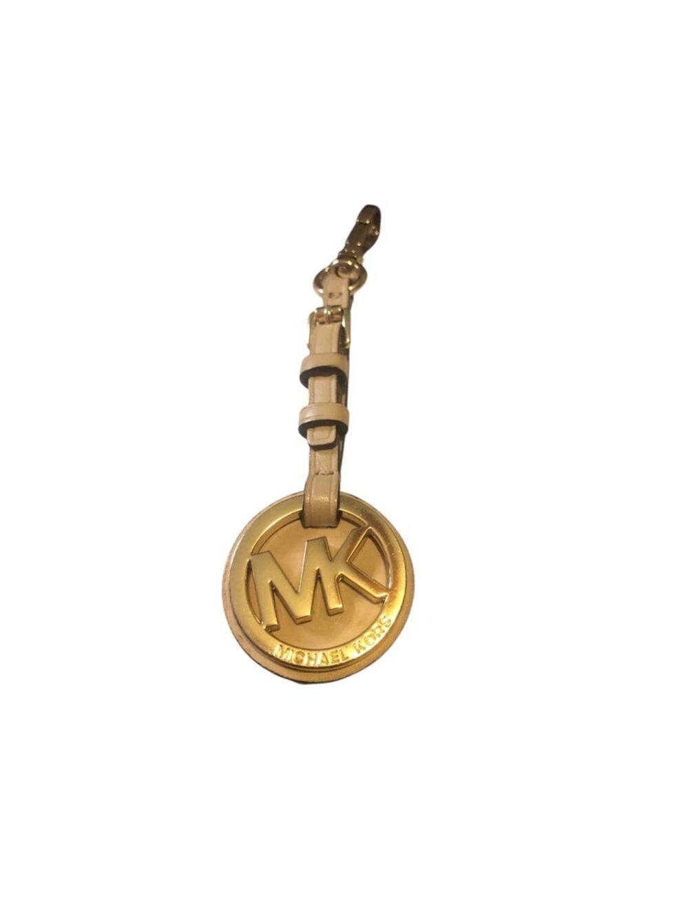 Michael Kors Beige & Gold Bag Charm